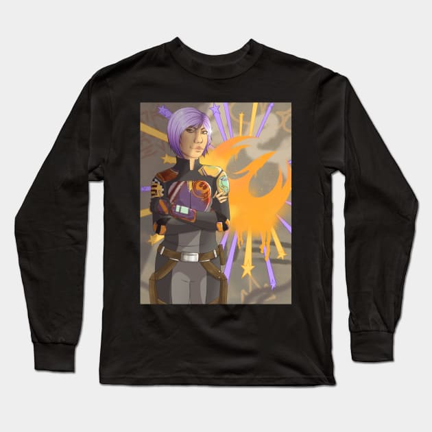 Blame it on the Kids Long Sleeve T-Shirt by CatstronomerArt